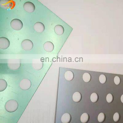 aesthetically appealing security hexagonal perforated aluminum sheet metal