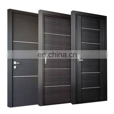 Supply Premium Quality Fashion interior economic wood flat moulded door security doors