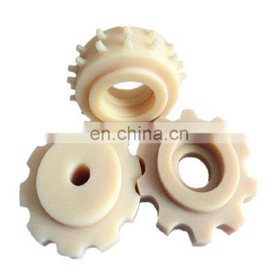 Cream-colored Small Diameter Internal Pa 6 Plastic Nylon Spur Gear