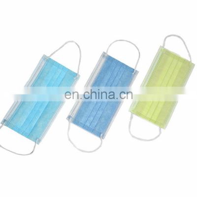 Nonwovens 3 layer Disposable Face Mask Breathable Wholesale Cleanroom Mask Face