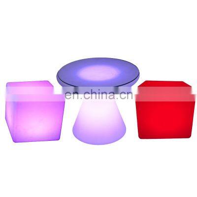 led bar furniture rentals party tables rgb light cube mesas para bar chair led cube