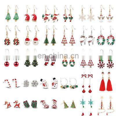 Christmas Holiday Christmas Stud Earring Set Christmas Earrings Jewelry