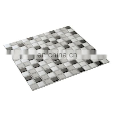 Manufacture of 3d wallpaper mosaic wall decor peel and stick tile smart tile for home decor living room TV wall