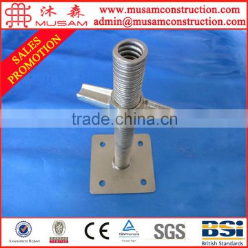 High strength hollow prop jack scaffolding price