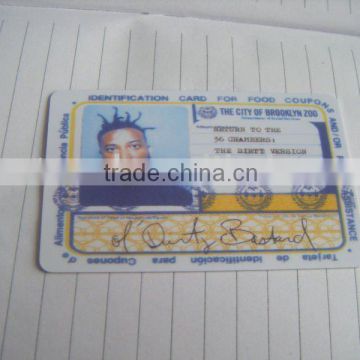 Exclusive design identity card