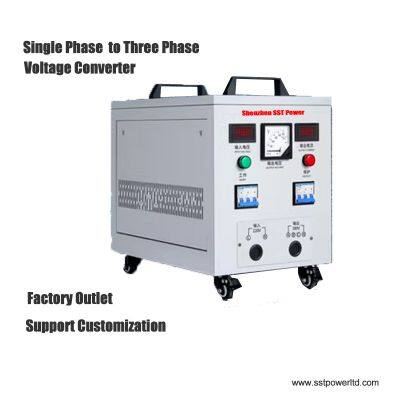 Single Phase 220V to Three Phase 380V  Rotary Phase Converter