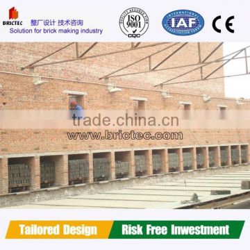 Automatic clay brick drying system