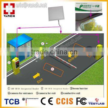 Long range Integrated UHF RFID Reader for government vehicle management tender