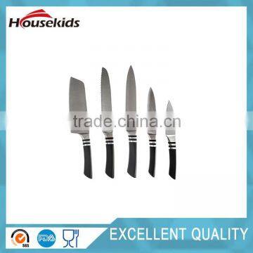 5pieces Stainless Steel Knife Sets With Magnetic Wooden Block photo-4