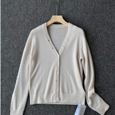 OEM 100% Cashmere Sweaters Cardigans photo-3