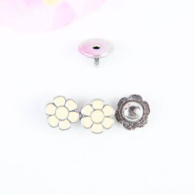 Custom Logo Studs Rivets Metal Clothes Button Metal Button Rivet for Leather Bag