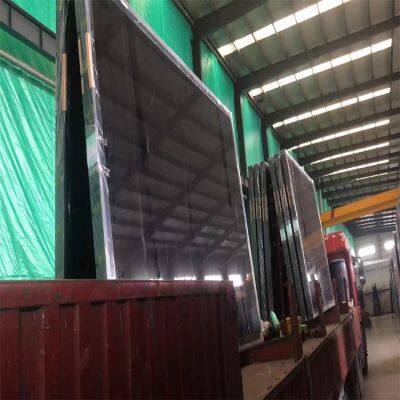 Colored glass black, blue, tea, green, can be used in office buildings