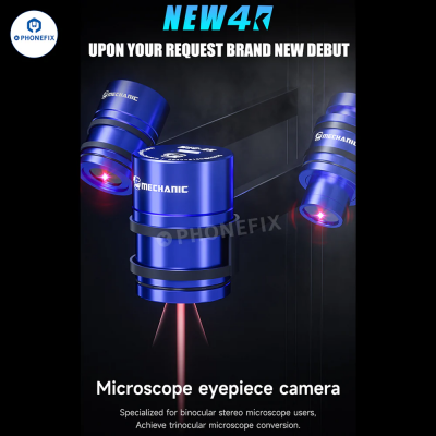 MECHANIC MEC 4K HD Electronic Eyepiece Camera for Binocular to Trinocular Microscope Conversion