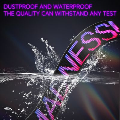 Led Flexible Car Window Display Light DIY Custom Animation Programmable Truck Advertising Logo Light Angel Devil Eye Lamp photo-4