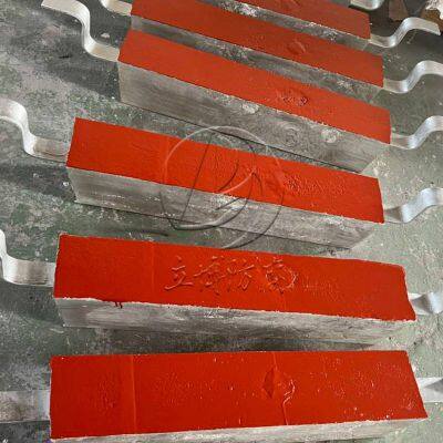 35kg Aluminum Alloy Sacrificial Anode for Anti - Corrosion of Sewage Tanks, Aluminum Anode With Iron Feet photo-4