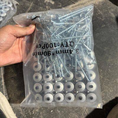 IBR Roofing Nails for Sealing Metal Roof Panels - Twisted Shank Design for Secure Fastening