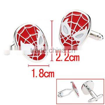 custom design logo pattern manufature wholesale high quality metal cufflinks 1618