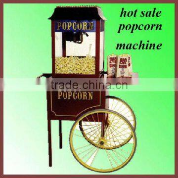 China automatic popcorn machine with cart