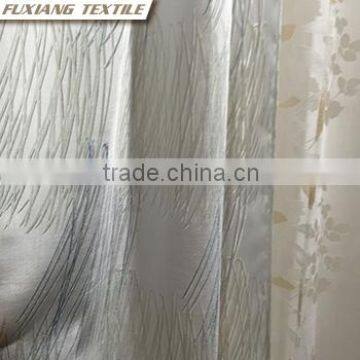 100% Polyester Cutting Flower Window Curtain Fabric photo-3