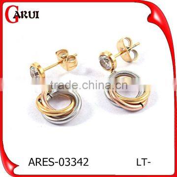 Simple gold earring designs for women