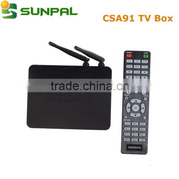 CSA91 Android 5.1 High quality octa core Set Top Box RAM 2GB Flash 16G Kodi Chipset RK3368 WIFI Bluetooth 4.0 Built-in MIC