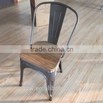 Industrial Metal Dining Chair Modern Metal Frame Chair Quality Choice photo-3