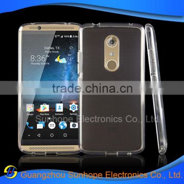 clear Transparent tpu soft cell phone case for ZTE Axon 7 tpu cover