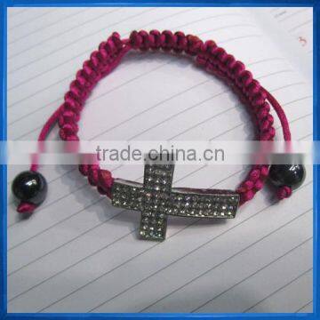 Religious side cross bracelet