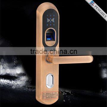2015 New touch screen biometric hotel smart keyless excel fingerprint lock