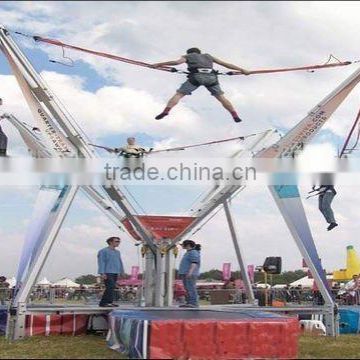 mobile 4 in 1 bungee trampoline for sale/bungy trampoline