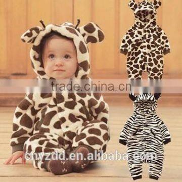 plush baby clothes/ plush animal clothes for baby