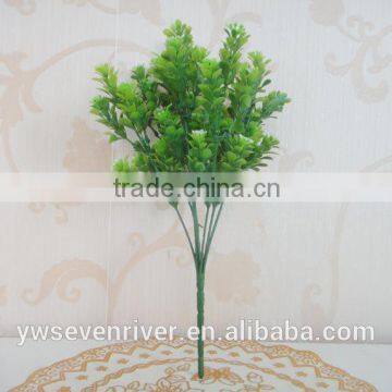 7 Fork m Bluegrass Artificial Flowers Green Plants DIY Floral Auxiliary Material Silk Flowers Flowers, Plastic Flowers Wholesale photo-5