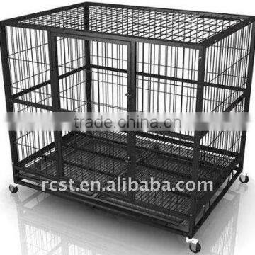 steel dog cage trolley