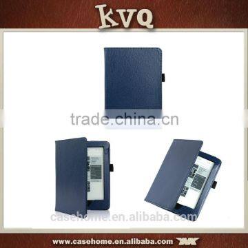 Best selling stitching leather cae For Kobo Glo with pen holder