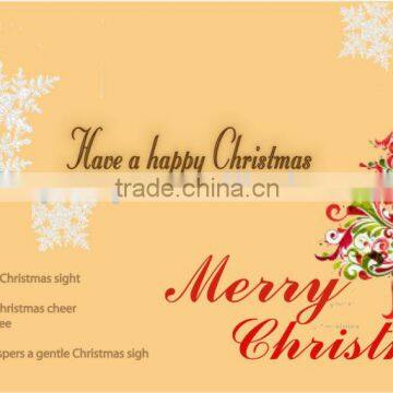 Customized Fashion christmas card designs from China