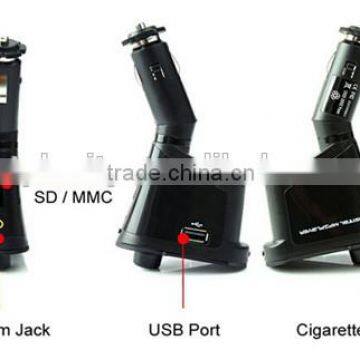 Flexible Bluetooth V3.0 Car Kit with MP3 Bluetooth Player FM Transmitter Car Kit for Cell Phones