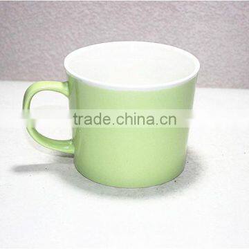 380 CC Multi Color Ceramic Cute Soup Mugs With Glaze With Handle photo-4