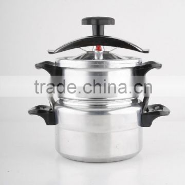 Aluminium Pressure Cooker with Steamer