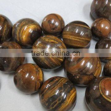 Tiger eye Gemstone spheres