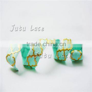 Shiny 5/8'' Elastic Fold Over Elastic - Stretch Baby/girls Headbands Accessory photo-5