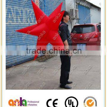 Make outdoor inflatable star lights for christmas decoration