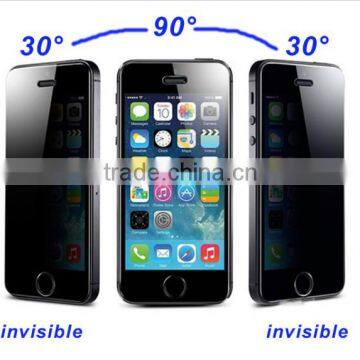 2.5D anti-figerprint Japan import glass anti-spy privacy tempered glass for iphone6s screen