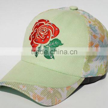 Fashion trucher hat with embroidered logo