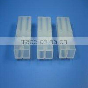 connector housing L6.2-2P white transparent, Steckverinder Gehaeuse