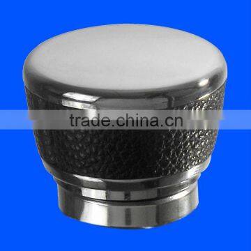 Zinc perfume cap leather