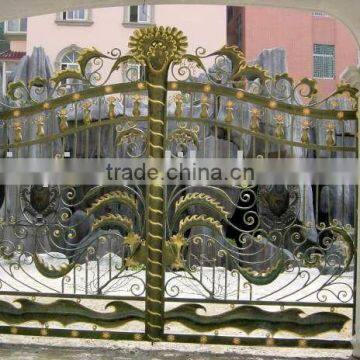 forged iron gate