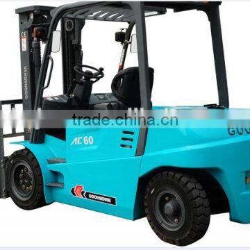 heavy duty battery ac motor 6.0 ton forklift electric trick price