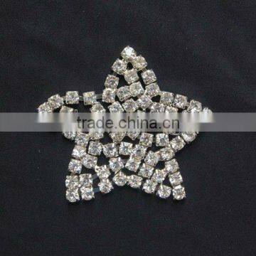 Shinning star buckle,rhinestone buckle ,fashion star buckle for lady bags,shoes,garment