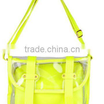 clear pvc gift handbag, shoulder beach pvc bags