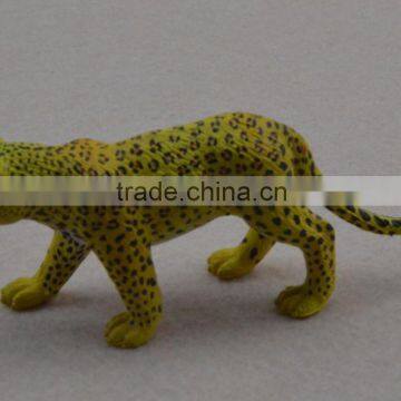 OEM New Arrival 3D PVC Snow Panther Plastic Figure Dolls For Animal